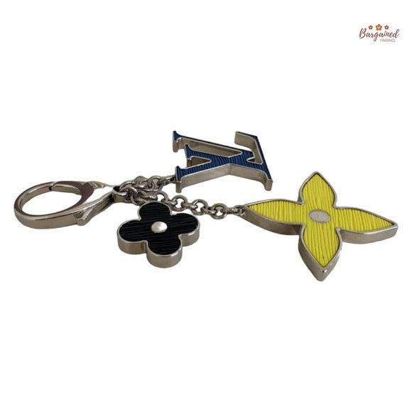 Authentic LOUIS VUITTON Bijossac Fleur De Epi Keyring Bag Charm - M67124 - Picture 11 of 13